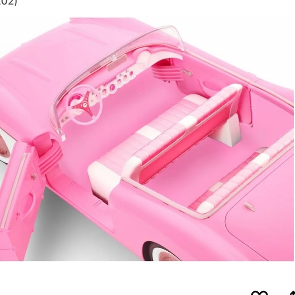 Barbie Pink Corvette Convertible. Barbie the movie collectible car - Picture 8 of 9